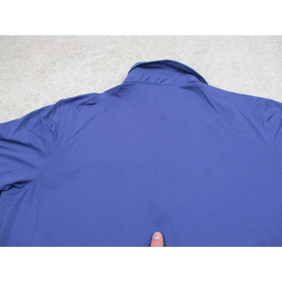 Greyson Polo Shirt Mens Large Blue Performance Stretch Preppy Golfer Golf * - Picture 10 of 16